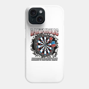 Dartaholic Funny Darts Player Phone Case