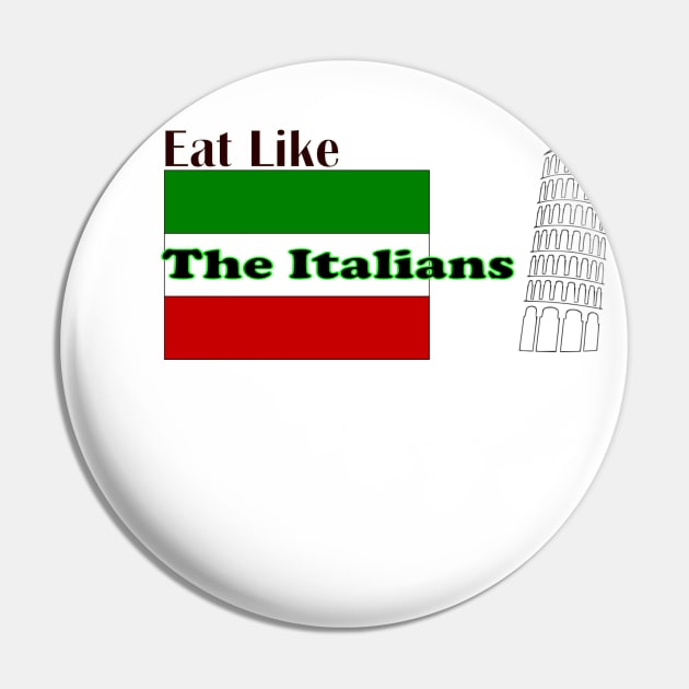 Italian Irish Design Front and Back Designs Pin by Ruggeri Collection