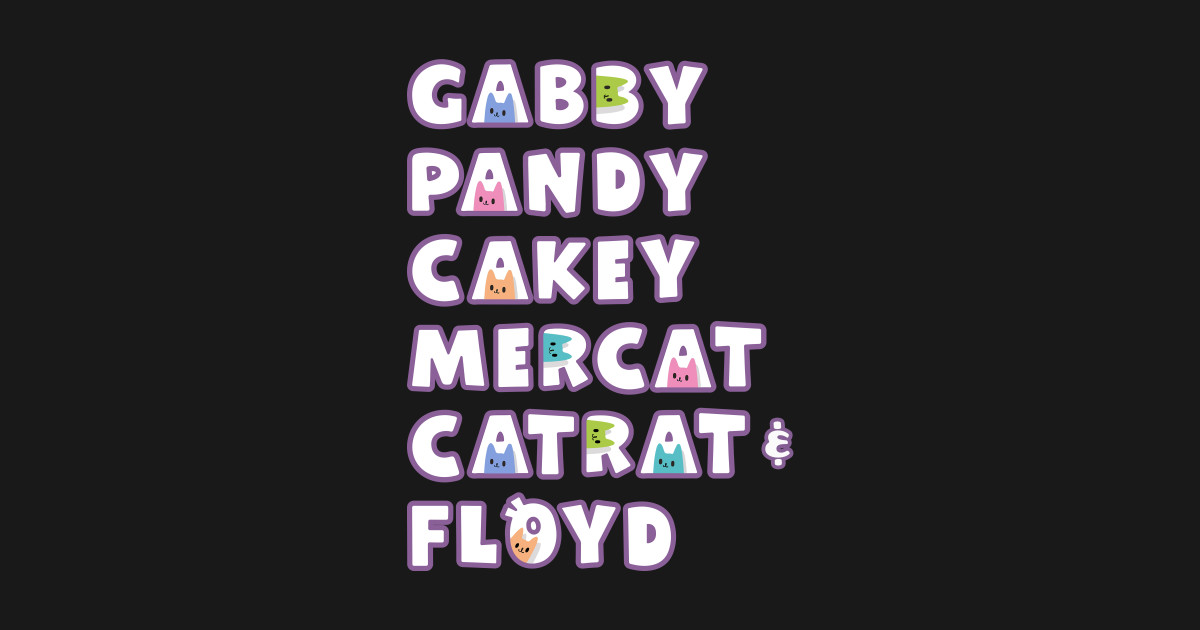 Gabby's Dollhouse Friends Gabby TeePublic