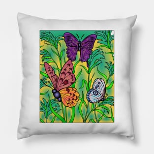 Butterflies 52 (Style:8) Pillow