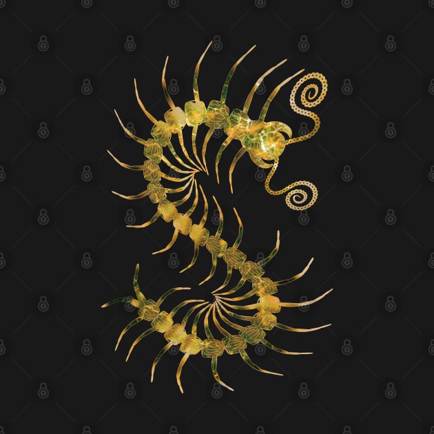 Electric Yellow Centipede by IgorAndMore