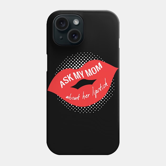 LIPSTICK RED LIPS Phone Case by HAIFAHARIS