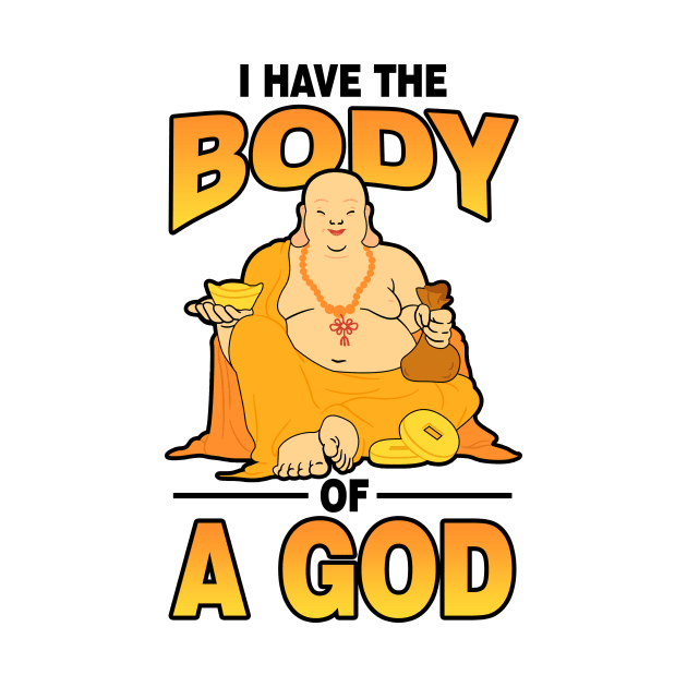 Chubby Buddha Mantra Buddhism by Tobias Store