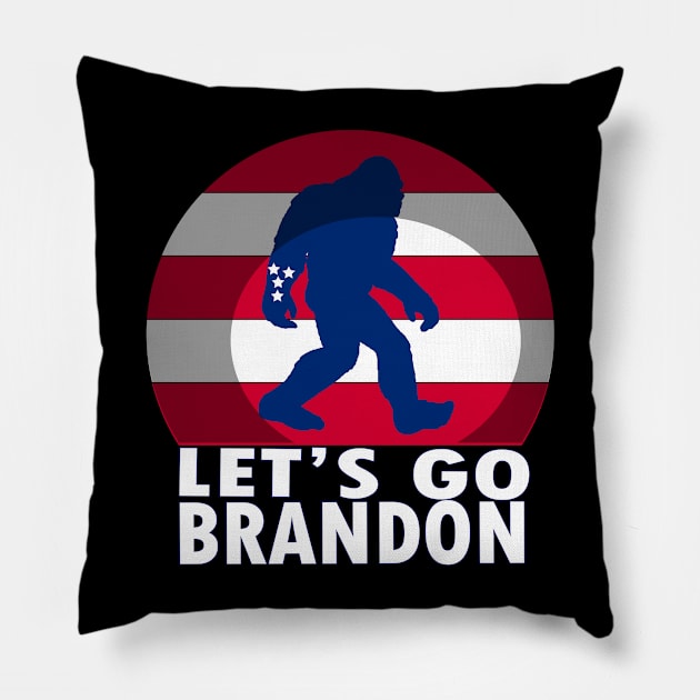 Lets go brandon Pillow by Creation Cartoon