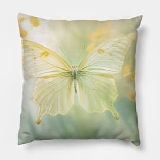 Butterfly Flower Nature Serene Tranquil Pillow