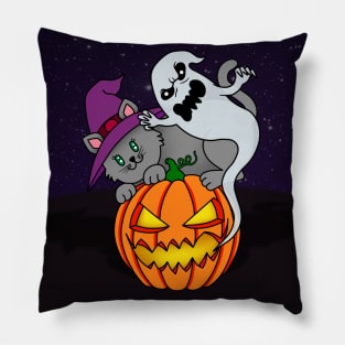 Pumpkin halloween night Pillow