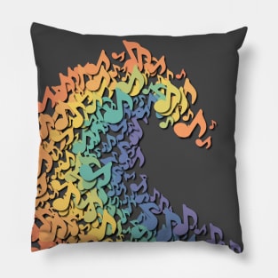 Dramabite The Great Wave of Music Pillow