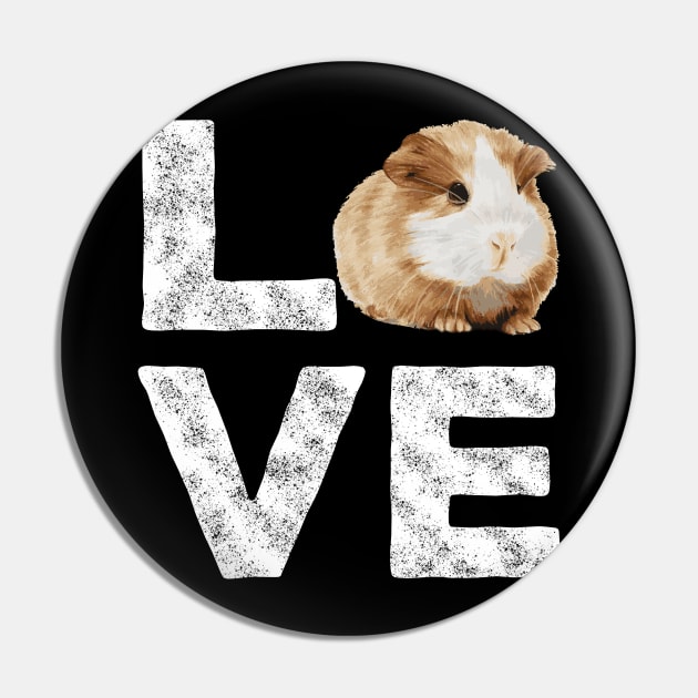 Guinea Pig Lover Gift Pin by BadDesignCo