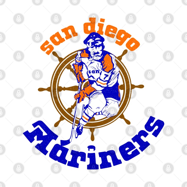 Retro San Diego Mariners Hockey 1974 by LocalZonly