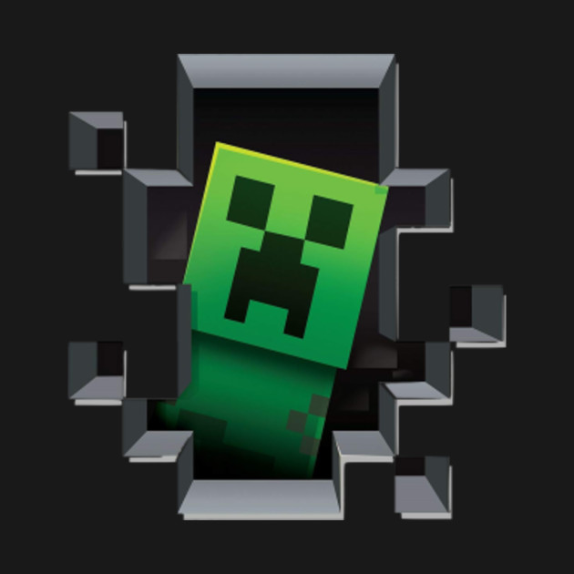 Minecraft - Creeper in Shirt - Minecraft - T-Shirt | TeePublic