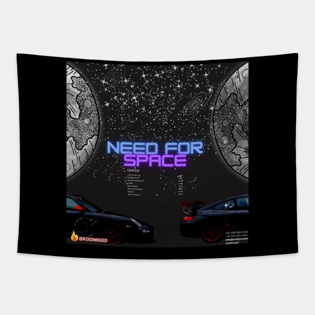 need for space Tapestry by broomood