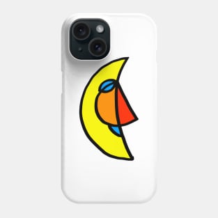 Smiling Moon - Colored Phone Case