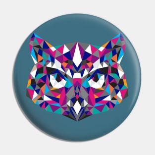 Low Poly Owl Pin