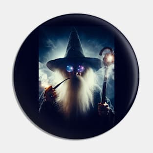 Classic Cool Wizard Pin