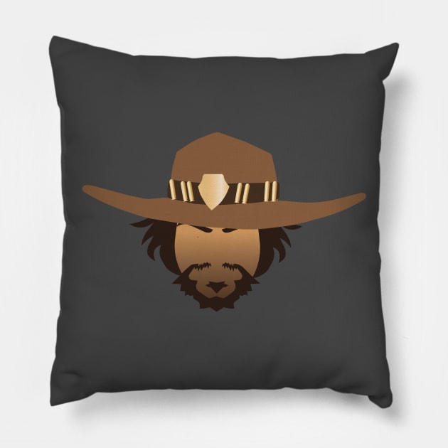 Minimalist McCree Pillow by hiwattart