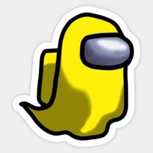 Among Us Ghost Stickers Teepublic Au