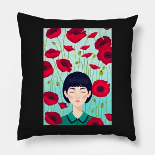 Poppies Pillow