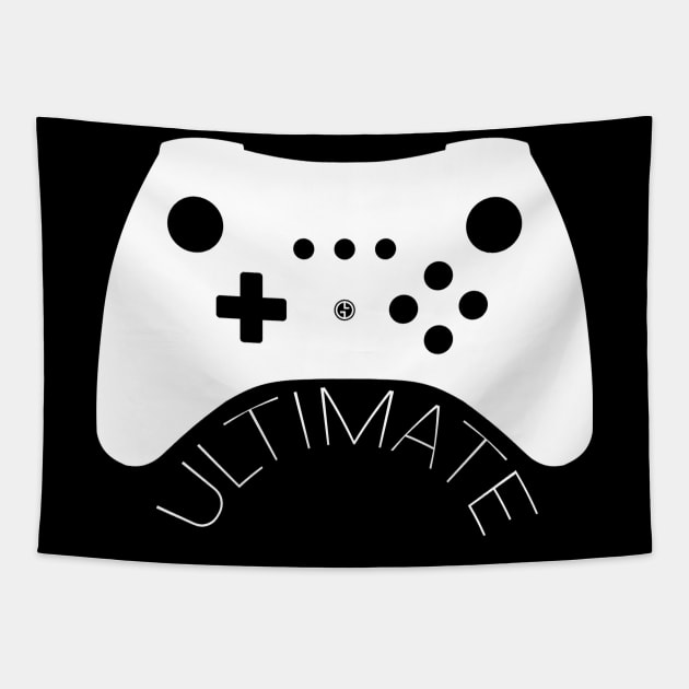 Ultimate Gamer - Video Game Lovers Graphic Statement Tapestry by MaystarUniverse