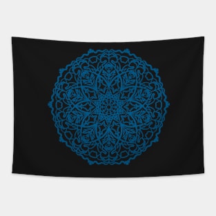 Blue mandala Tapestry