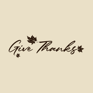 Giv Thanks -Thanksgiving T-Shirt