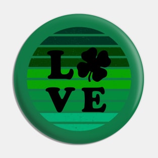 Love, Luck and Green Pin