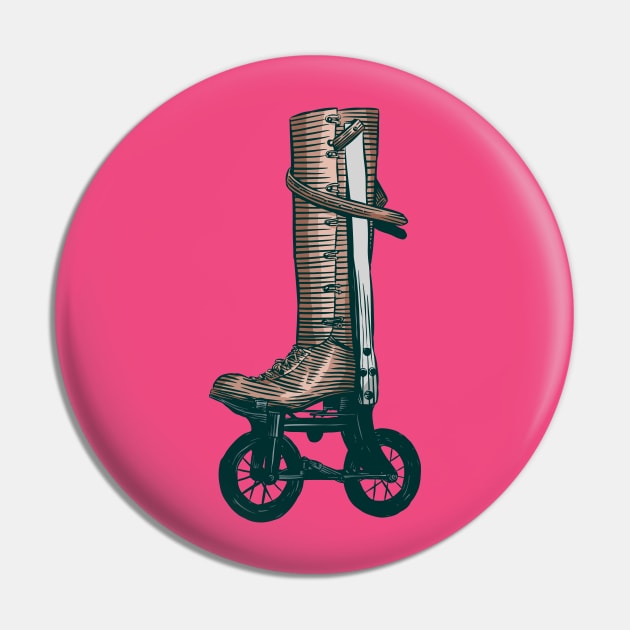 Boot Roller Skate Pin by jafaris