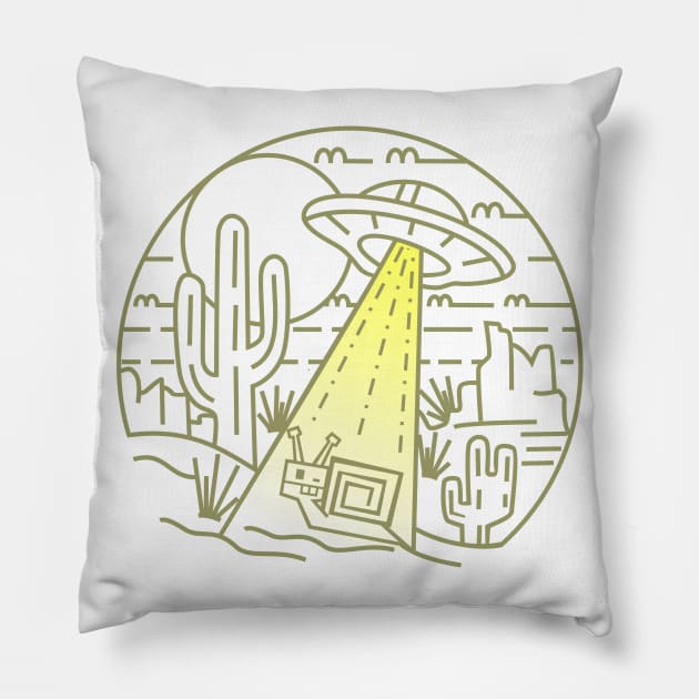 Abducted by UFO Pillow by snewen