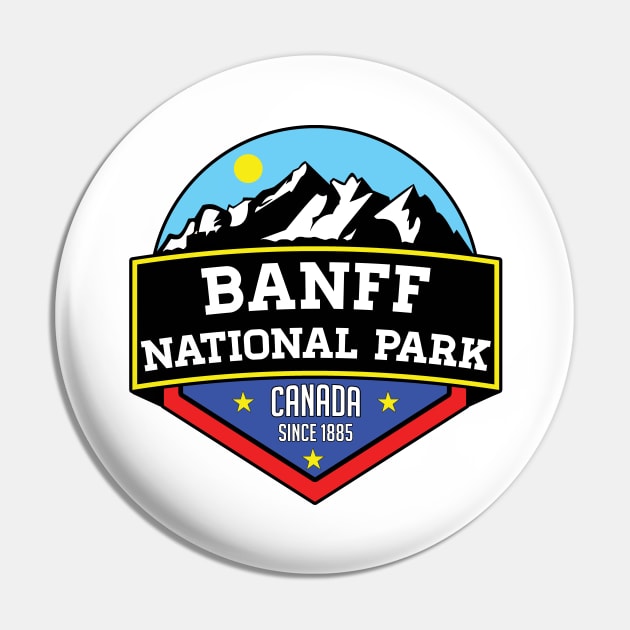 Banff National Park Canada Mountains Nature Pin by heybert00