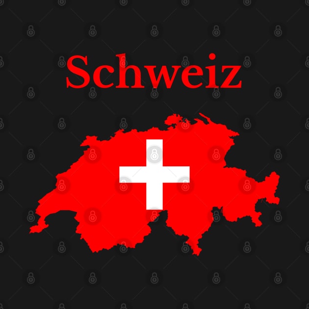 Switzerland Map Flag Design. by maro_00