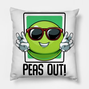 Vegan Peas Pillow