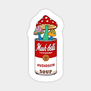 Mushroom Pop Art soup Magnet