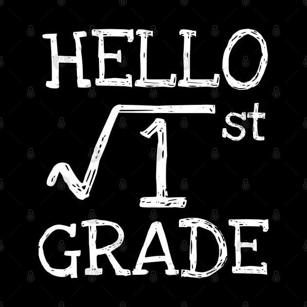 Hello 1st grade Square Root of 1 math Teacher by Daimon