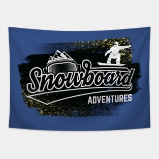 Snowboard Adventures Winter Sports Snow Tapestry
