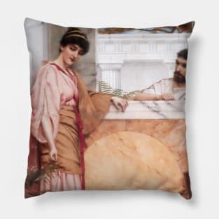 Waiting for an Answer by John William Godward Pillow