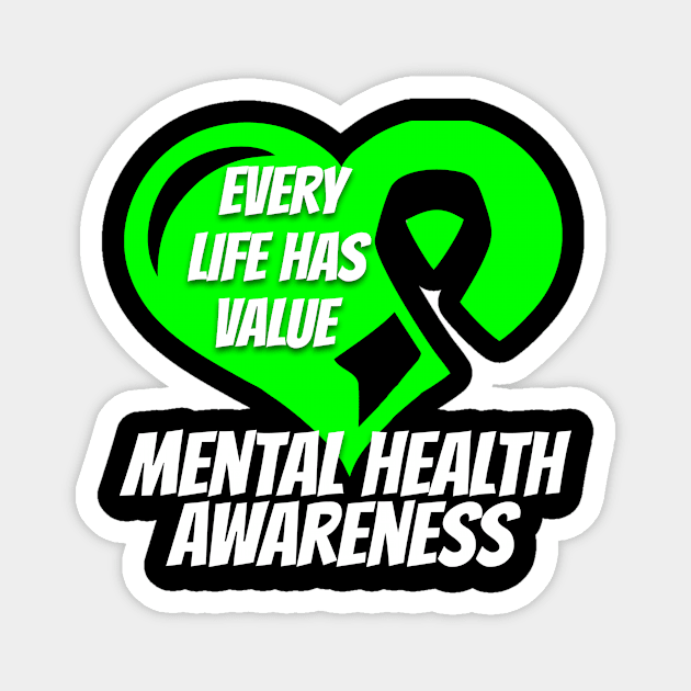 Mental Health Magnet by mikevdv2001