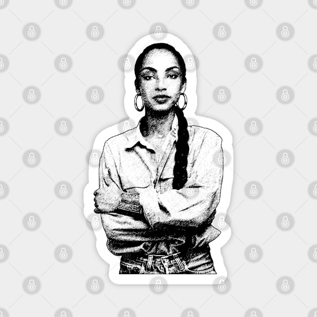 Sade Adu Magnet by MaydenArt