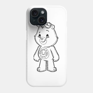 caring handsome bear Phone Case