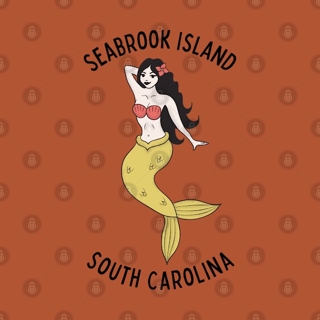 Seabrook Island Beach South Carolina Mermaid by carolinafound