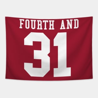 FOURTH AND 31 JERSEY Tapestry