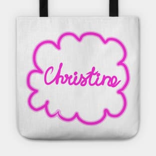 Christine. Female name. Tote