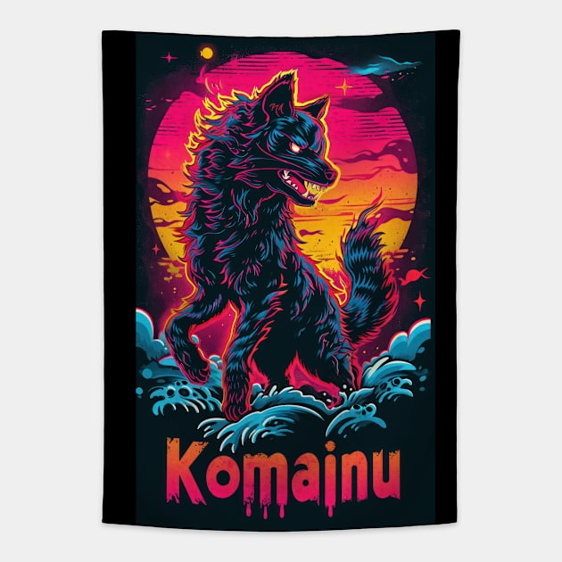 Spectral Komainu Protector #4 Tapestry by TooplesArt