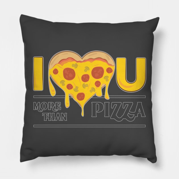 Pizza Love Pillow by moose_cooletti