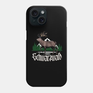 Schwarzwald Hirsch coole Schwarzwälder Phone Case