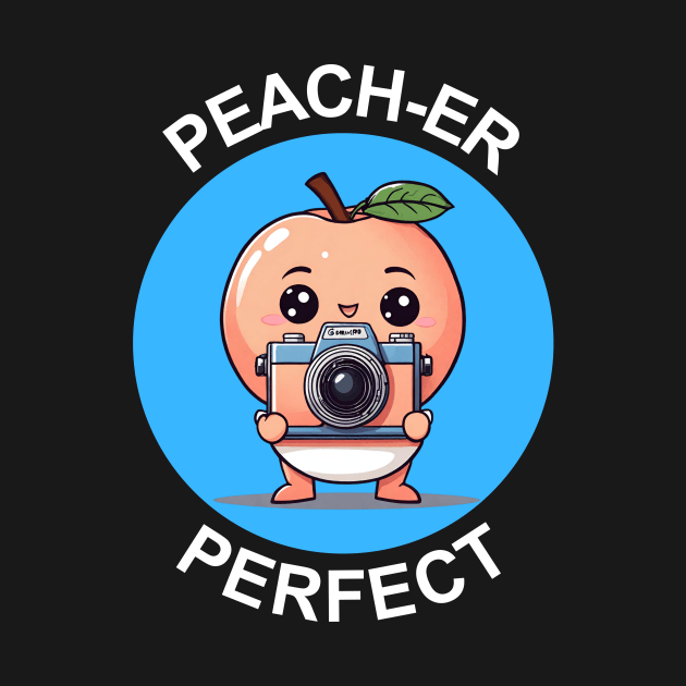 Peach-Er Perfect | Photographer Pun by Allthingspunny