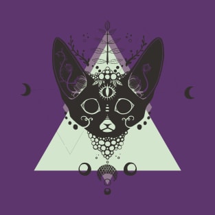 Fennec Fox With Third Eye Original Artwork, Weird Art T-Shirt