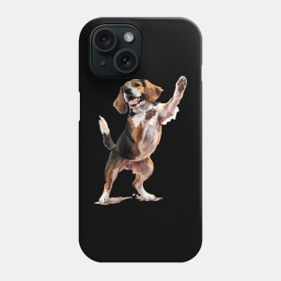 Hunting Dog Beagle Lover Dancing Beagle Dog Phone Case