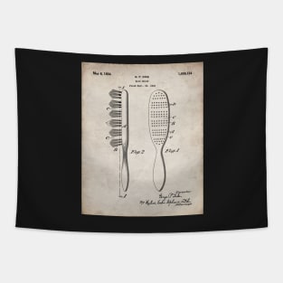 Hair Brush Patent - Salon Art - Antique Tapestry