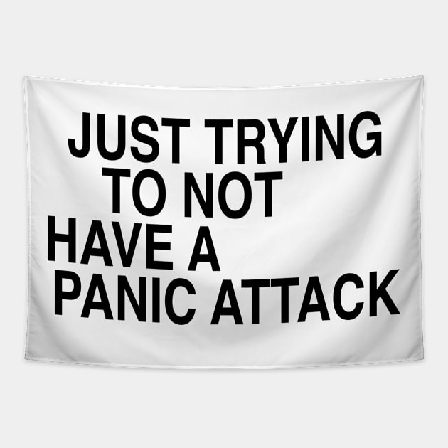 Just trying to not have a panic attack Tapestry by TheCosmicTradingPost