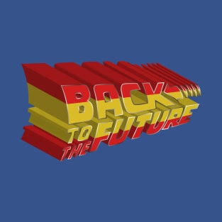 Back To The Future 3D Art T-Shirt