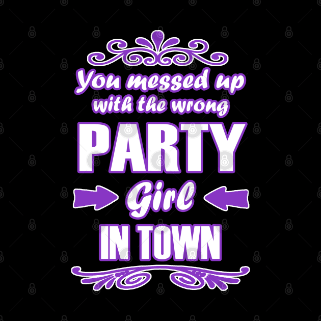 Party booze gift, girl, celebration evening. by FindYourFavouriteDesign